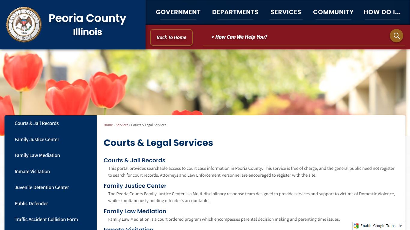 Courts & Legal Services | Peoria County, IL